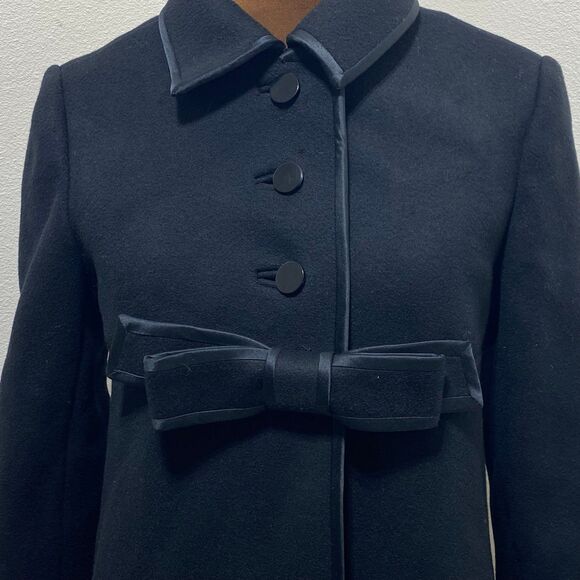 Vintage Zelinka Matlick Black Wool No Size Tag See Measurements - Picture 3 of 12